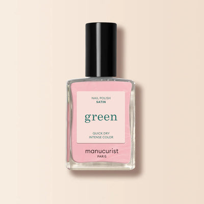Green Natural Nail Polish in Satin