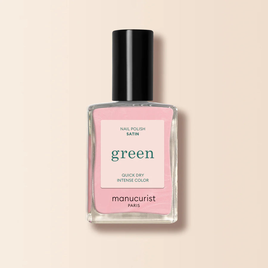 Green Natural Nail Polish in Satin