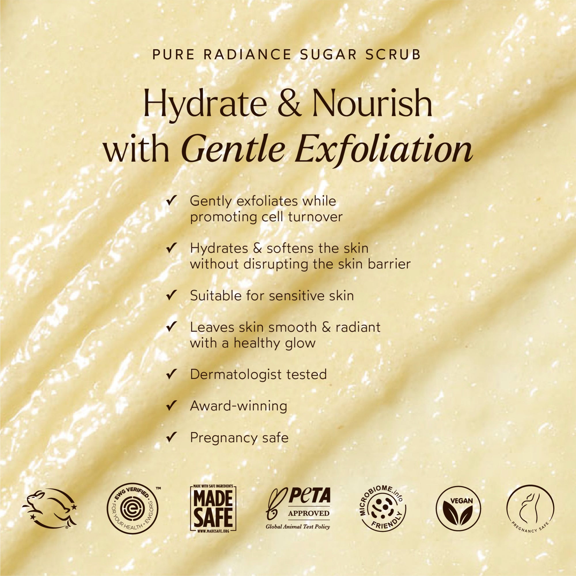 Pure Radiance Sugar Exfoliating Body Scrub