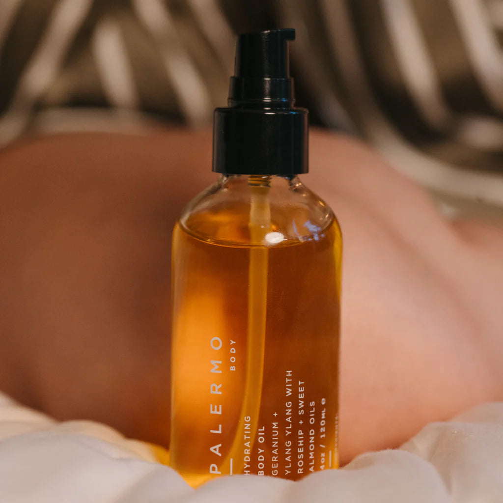 Hydrating Body Oil (Geranium + Ylang Ylang)