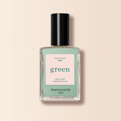Green Natural Nail Polish in Mint
