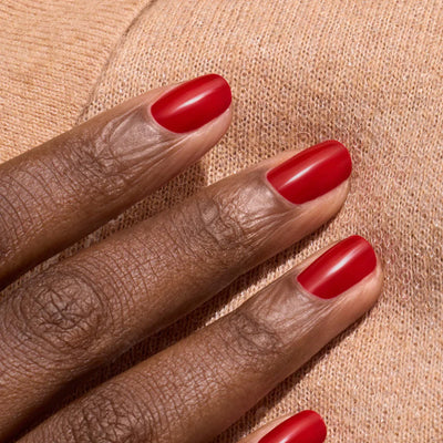 Green Natural Nail Polish in Red Cherry