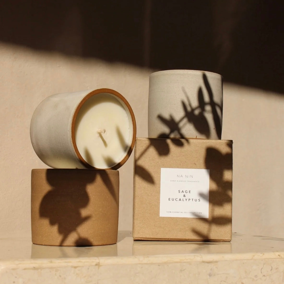 Sage & Eucalyptus Essential Oil Soy Candle