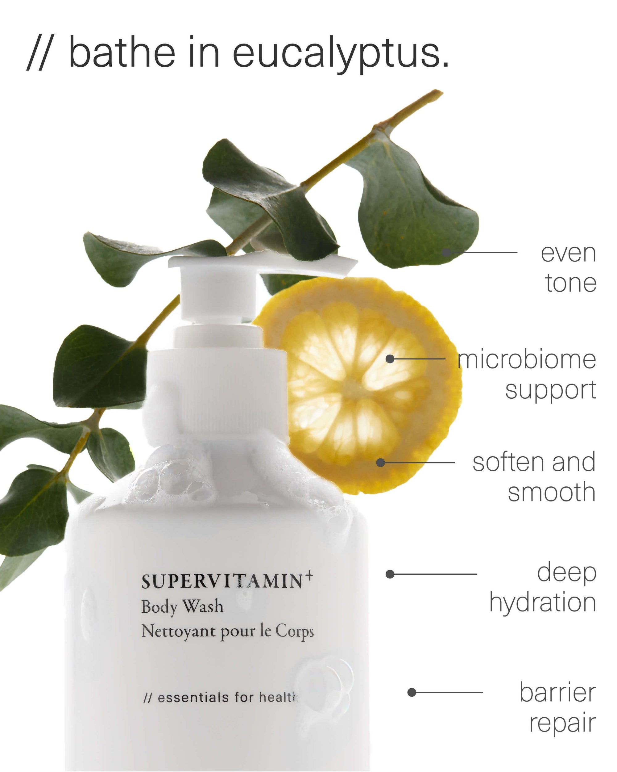 Supervitamin Body Wash+ Clarifying