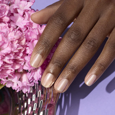 Green Natural Nail Polish in Pearlescent