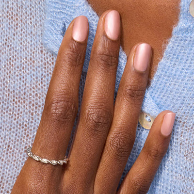 Green Natural Nail Polish in Carnation