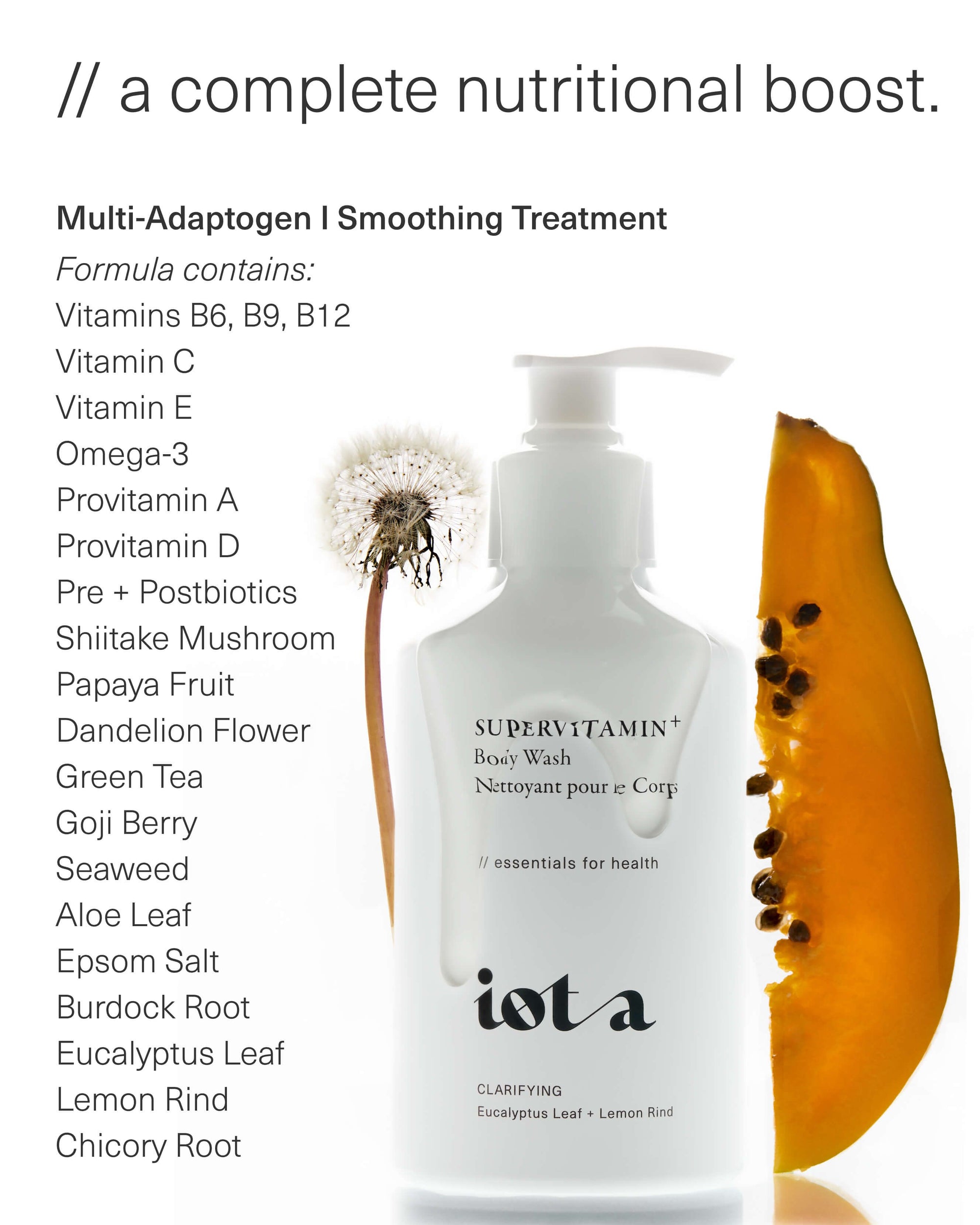 Supervitamin Body Wash+ Clarifying