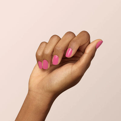 Green Natural Nail Polish in Rose