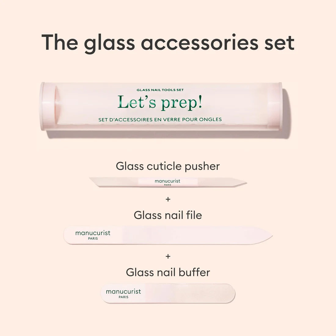 Let’s Prep! Glass Nail Accessory Trio