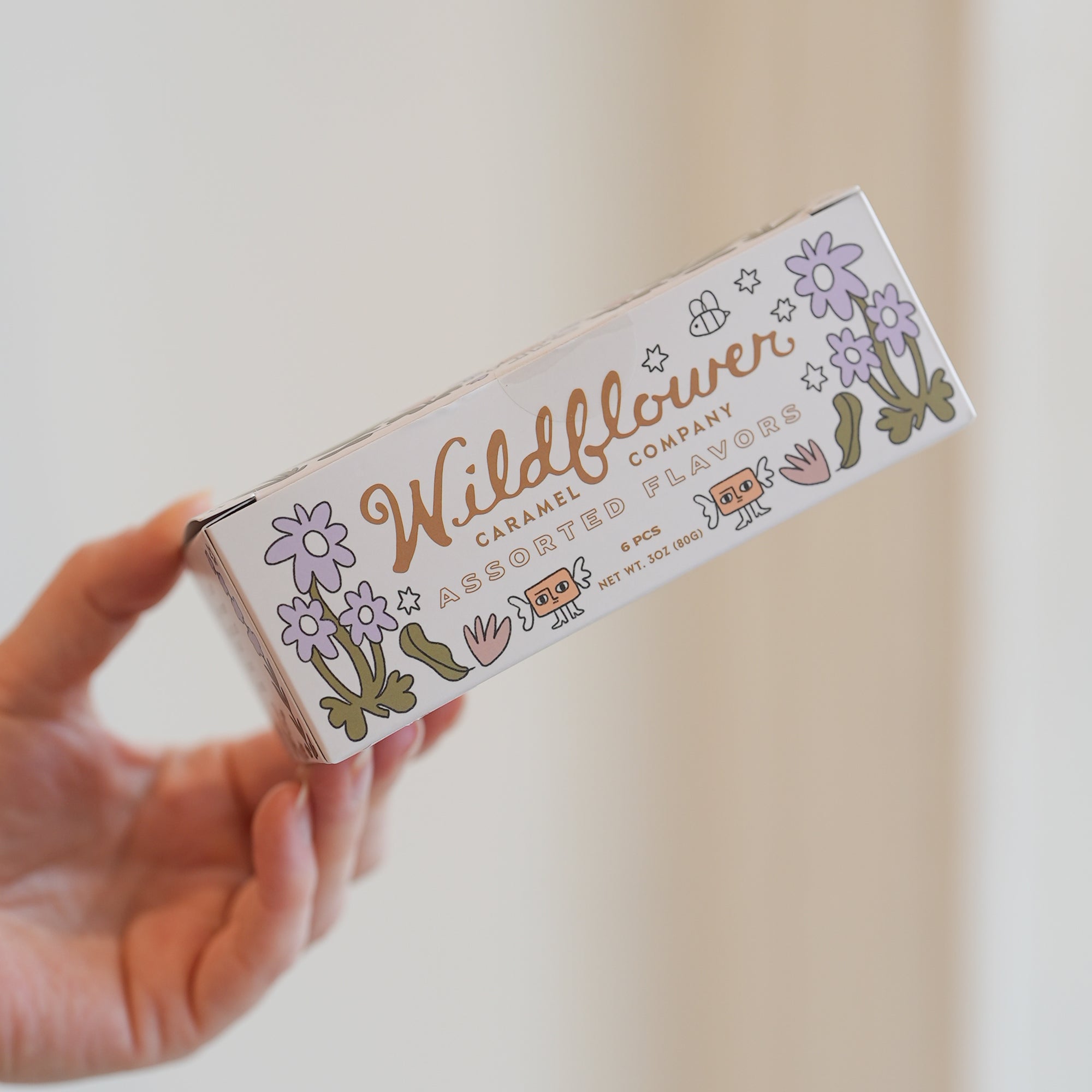 Assorted 6-piece Box of Caramels