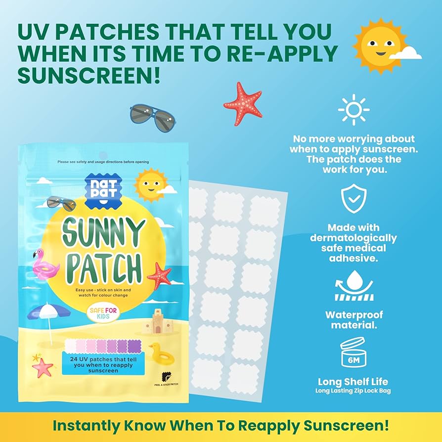 Sunny Patch - UV Detecting Stickers