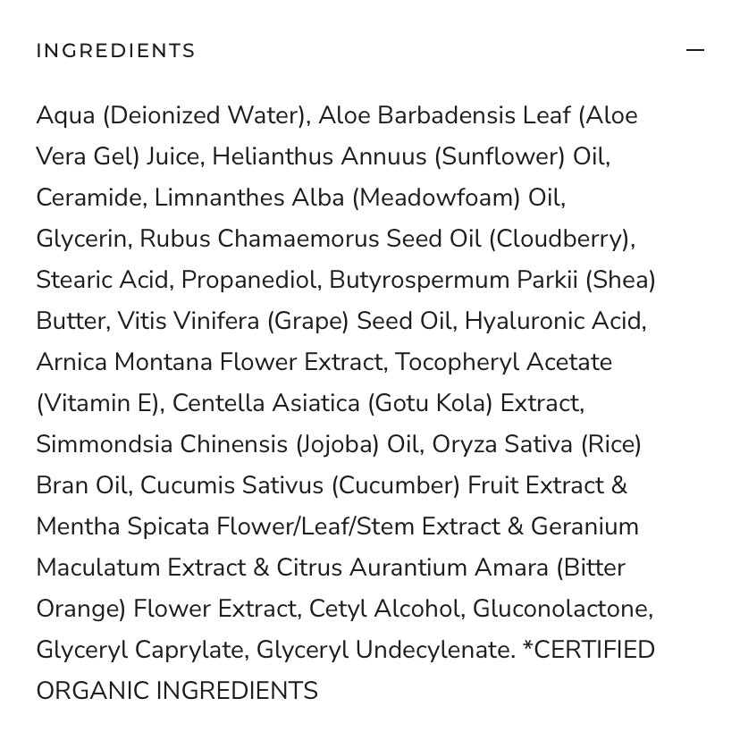 Cloud Ceramide Body Cream