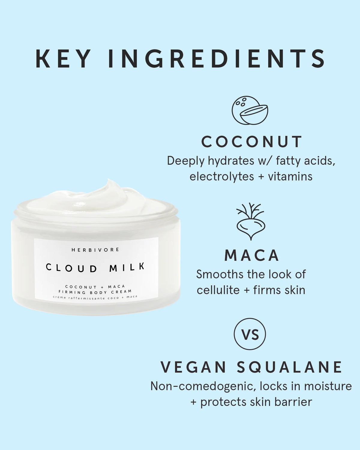 Cloud Milk Coconut + Maca Firming Body Cream