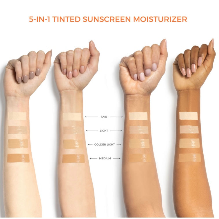 5-in-1 Tinted Sunscreen Moisturizer SPF 30