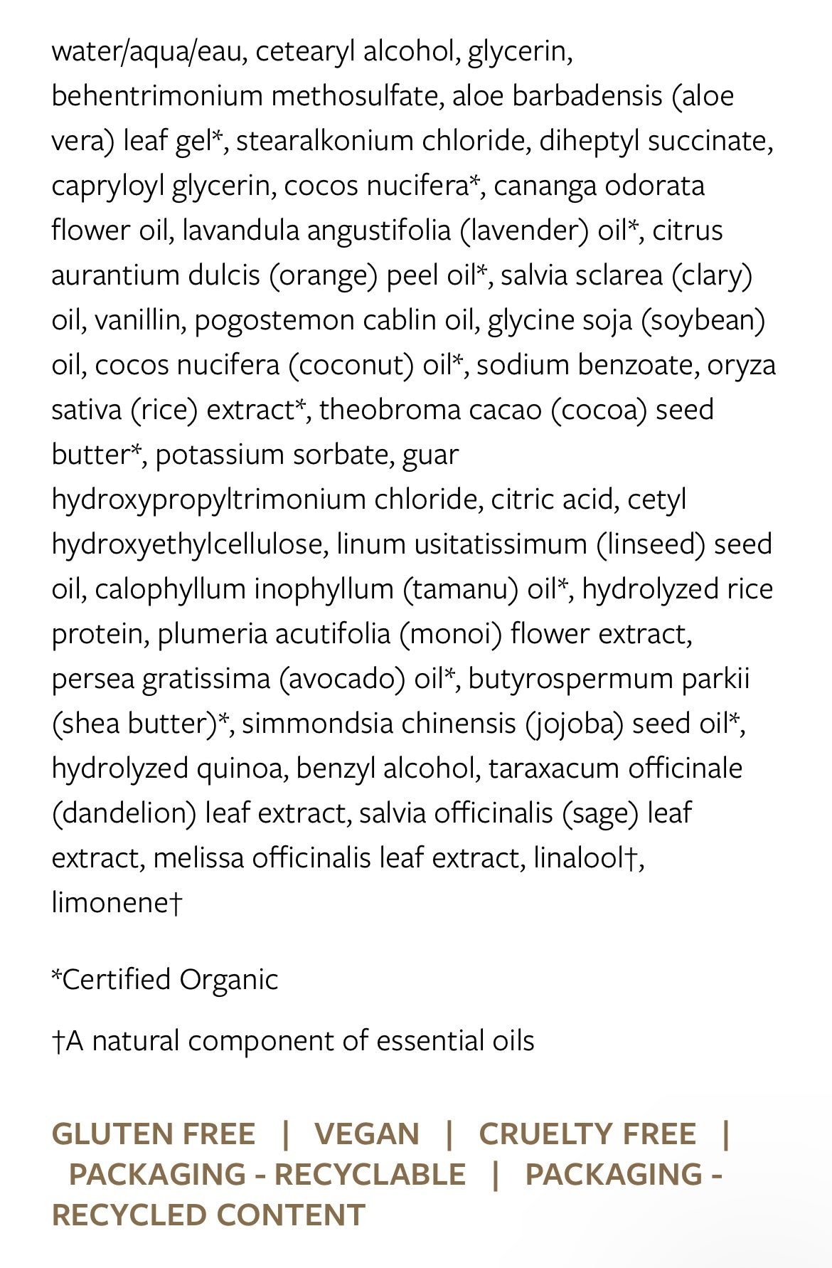 Hydrating Cream Conditioner